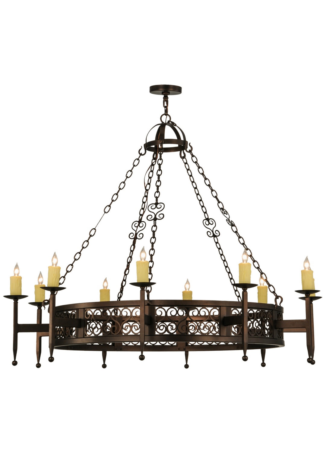 Ten Light Chandelier