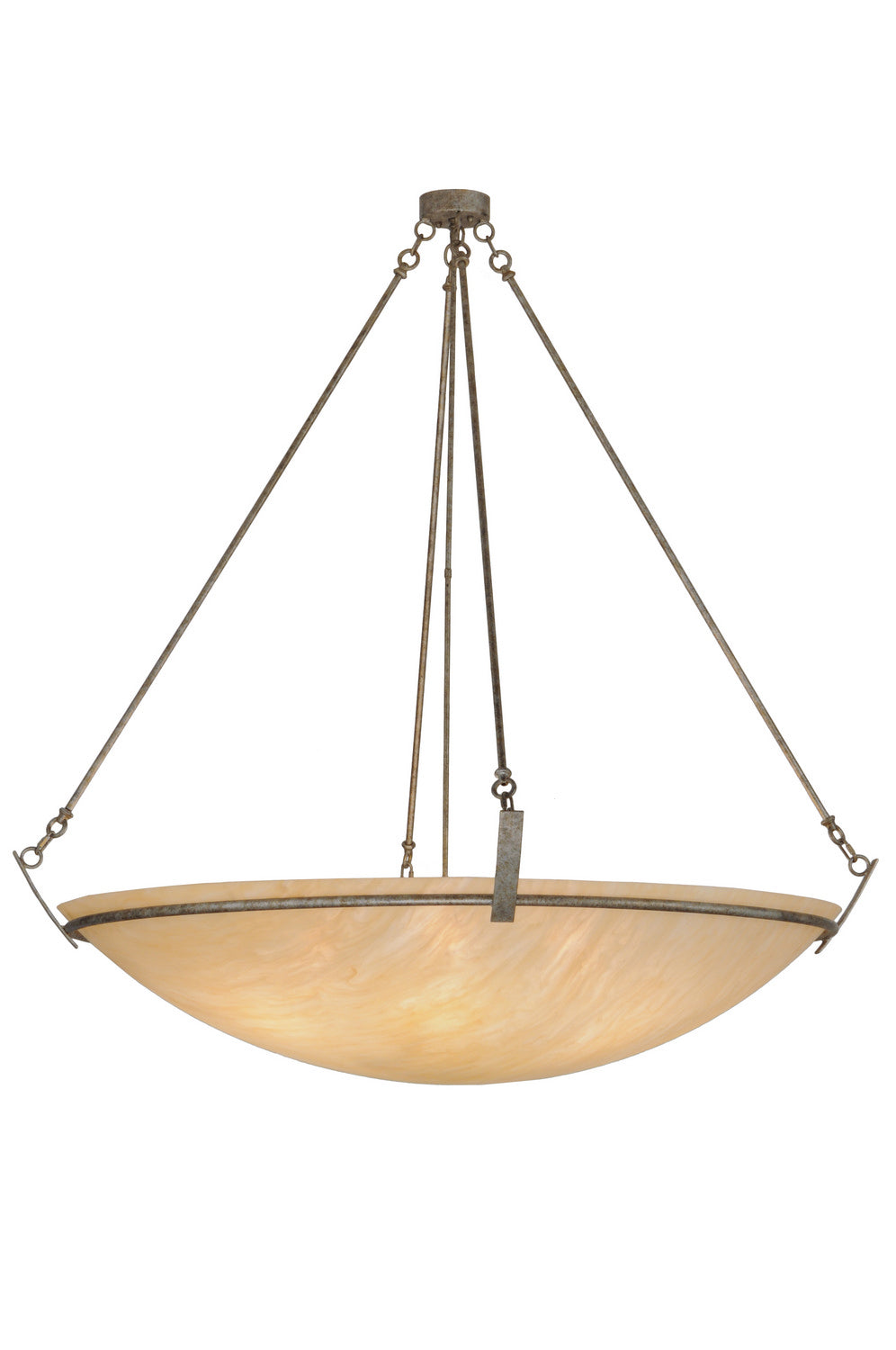 Ten Light Inverted Pendant