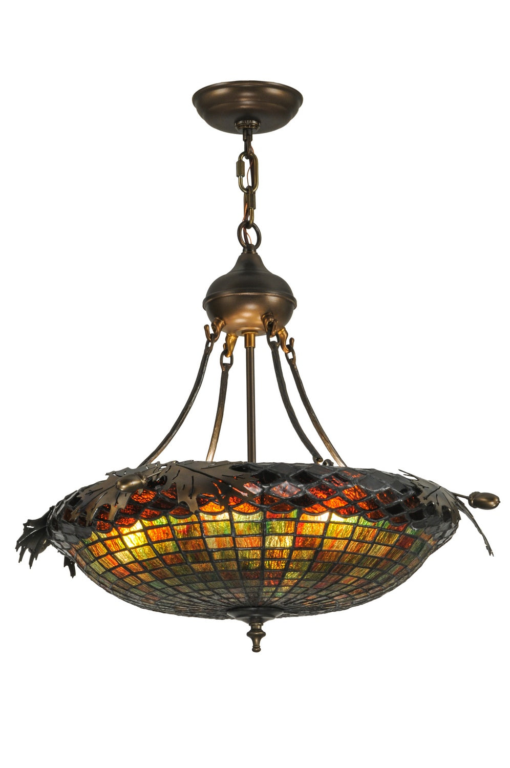 Six Light Inverted Pendant