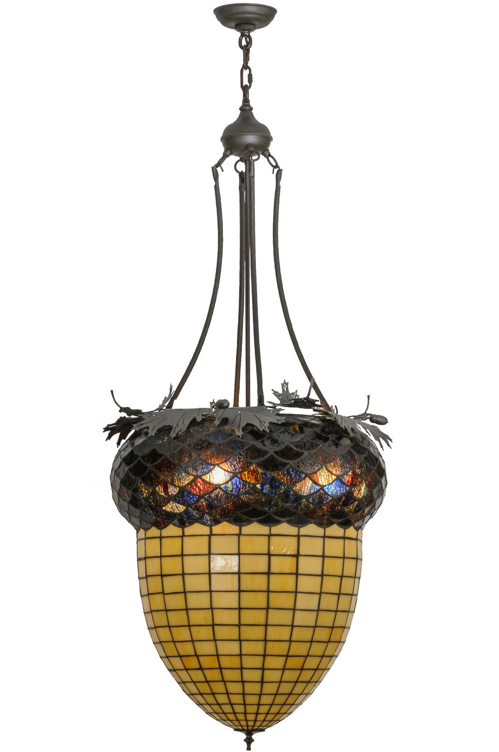 Three Light Inverted Pendant
