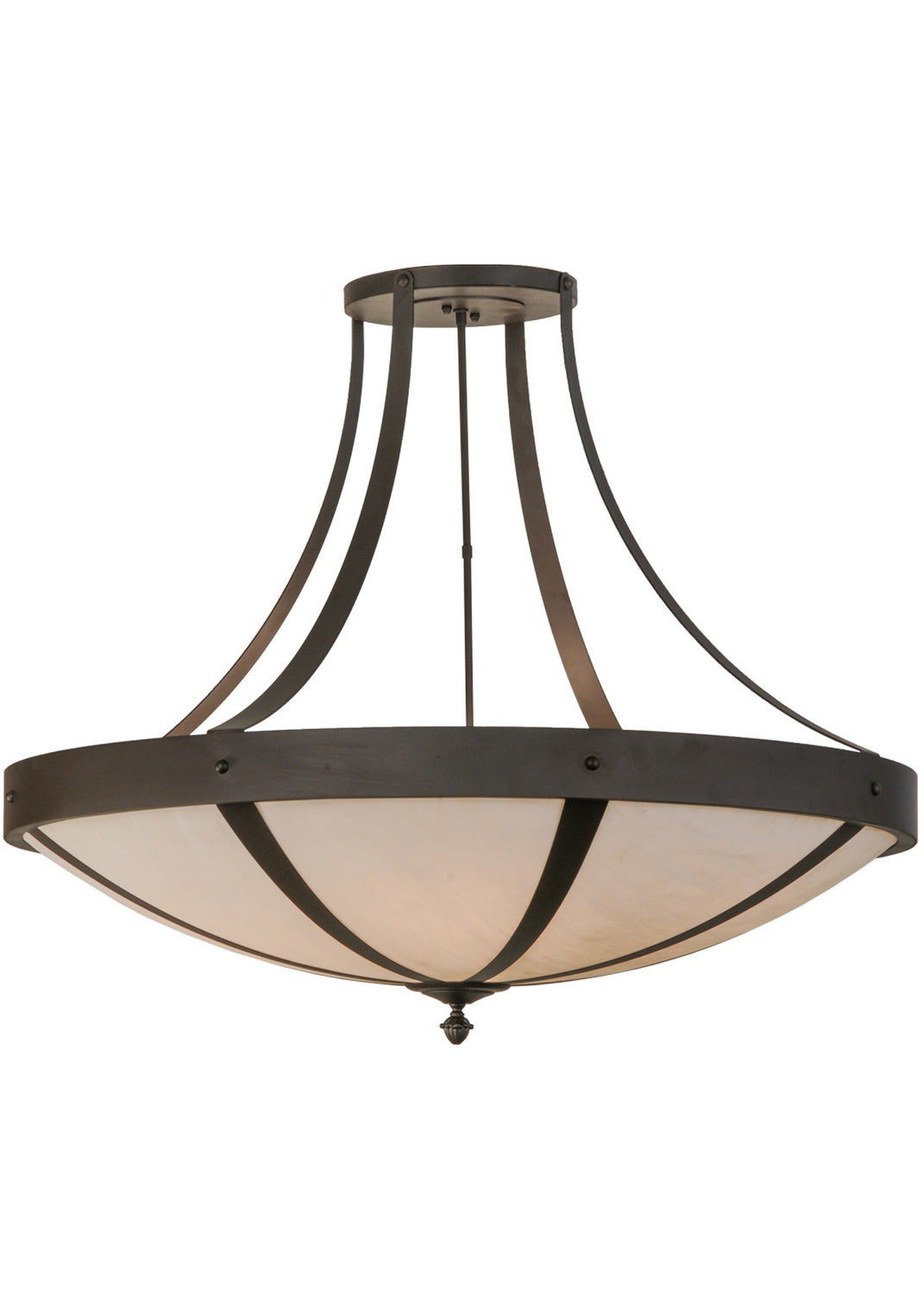 Six Light Semi-Flushmount