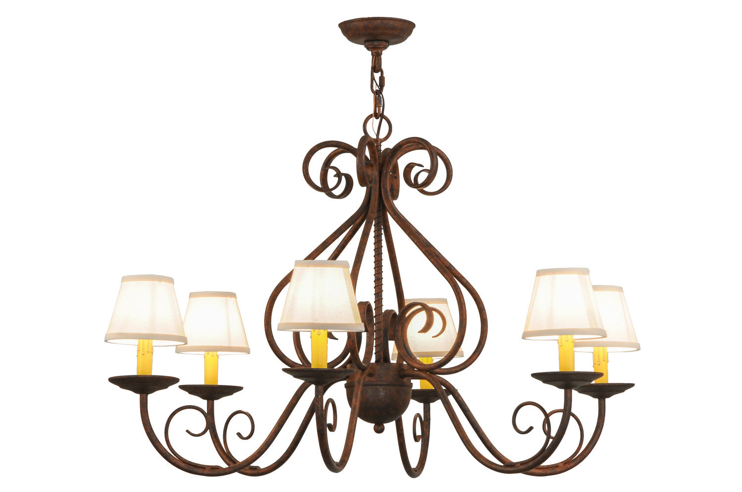 Six Light Chandelier
