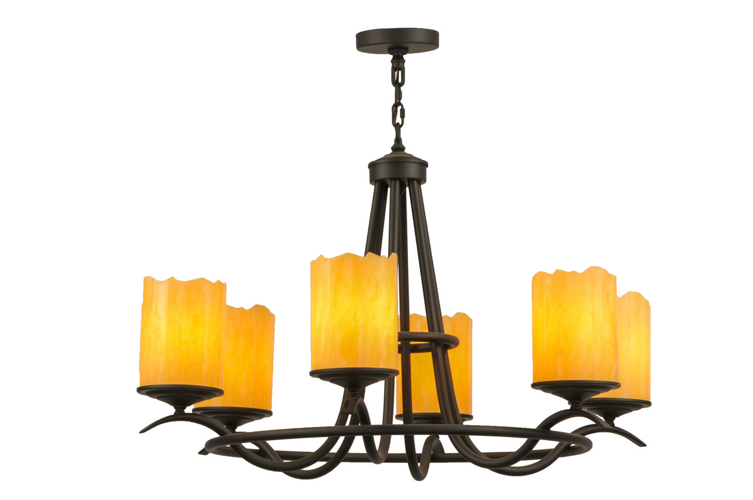 Six Light Chandelier