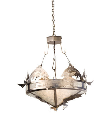 Six Light Inverted Pendant