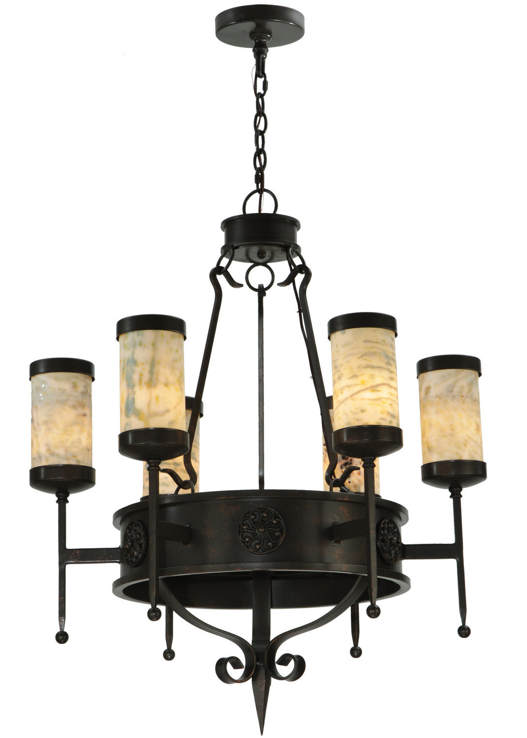 Six Light Chandelier