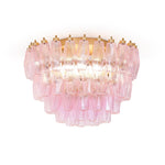 Poliedri Pink Ceiling Light