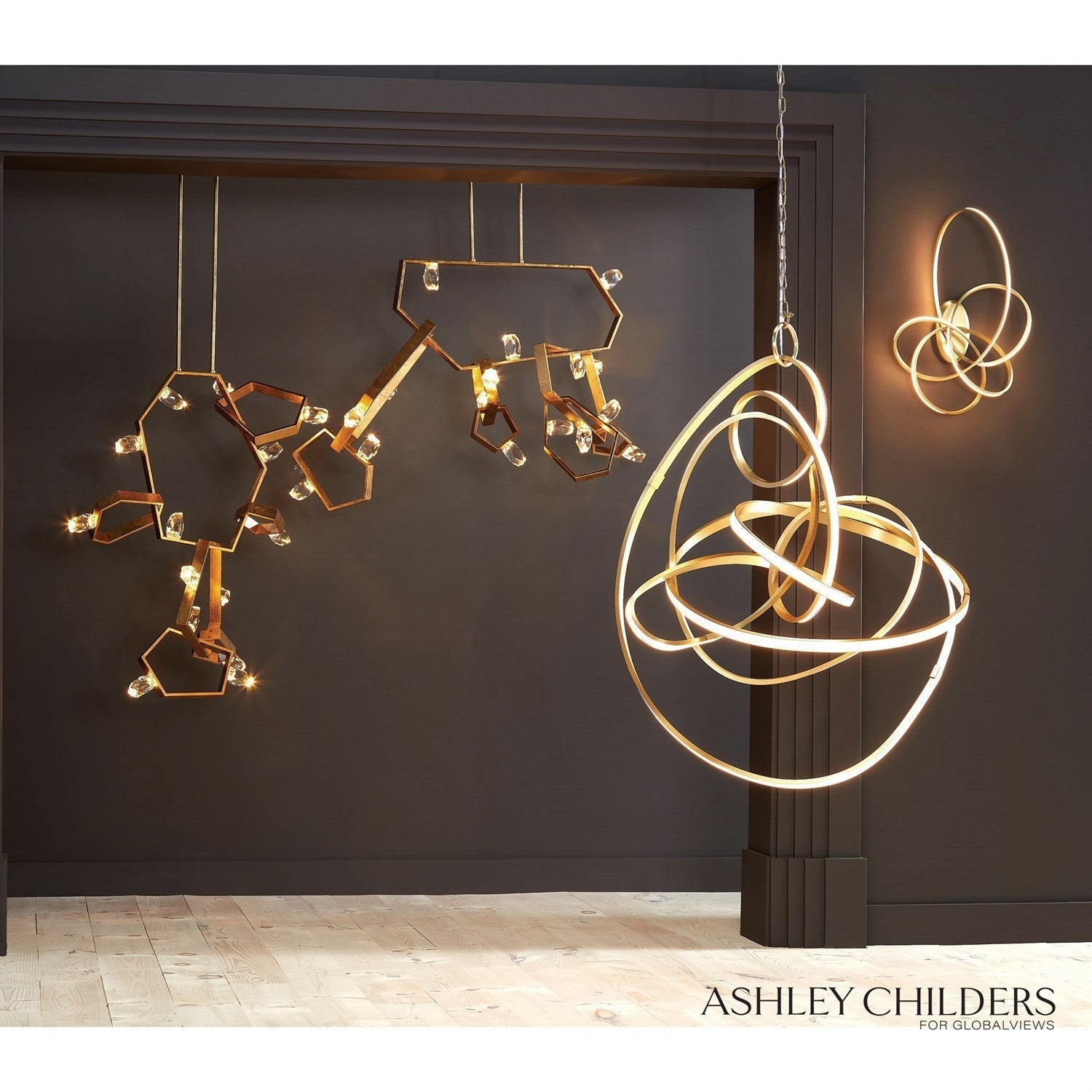 Global Views Convolution Chandelier by Ashley Childers
