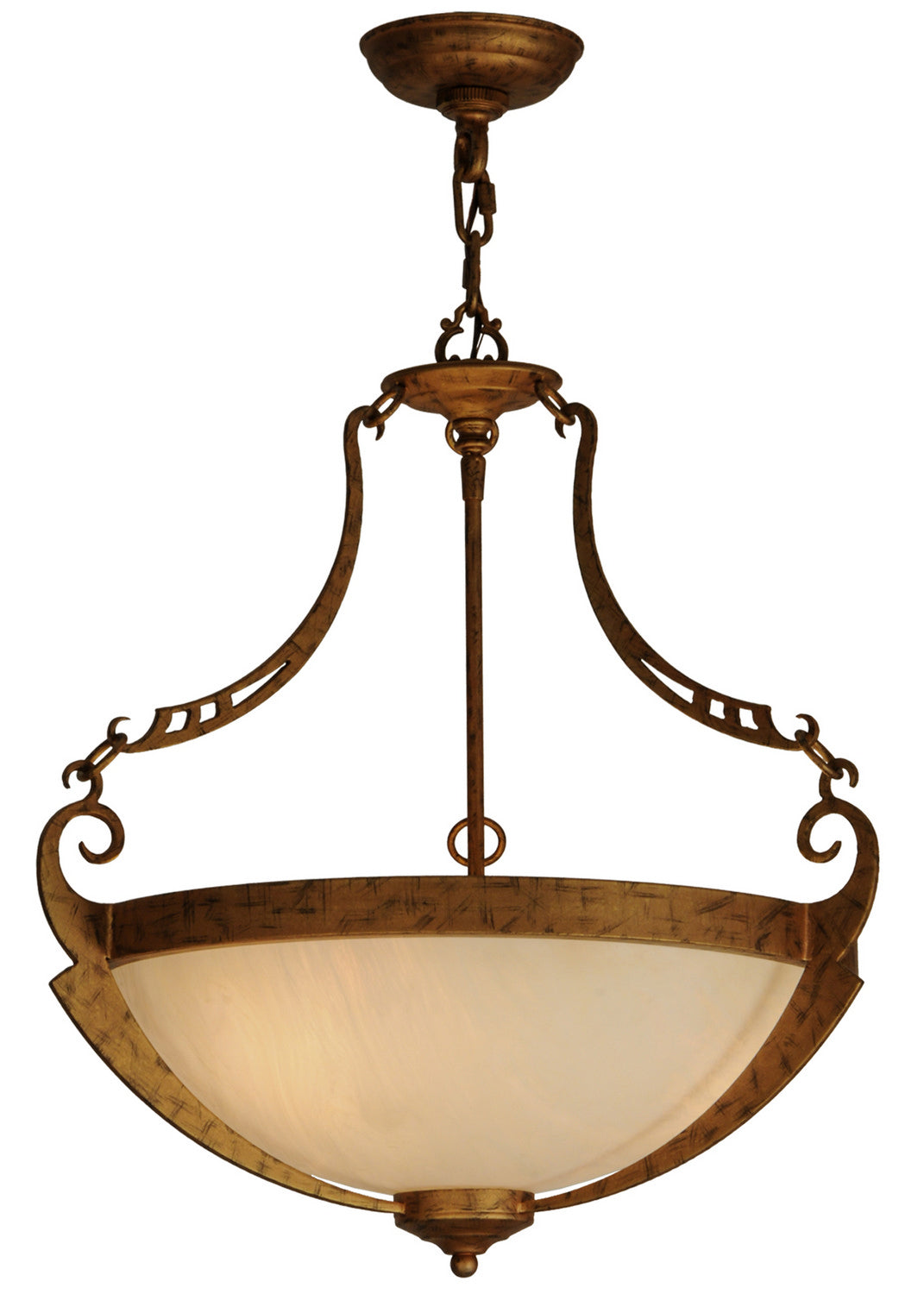 Three Light Inverted Pendant