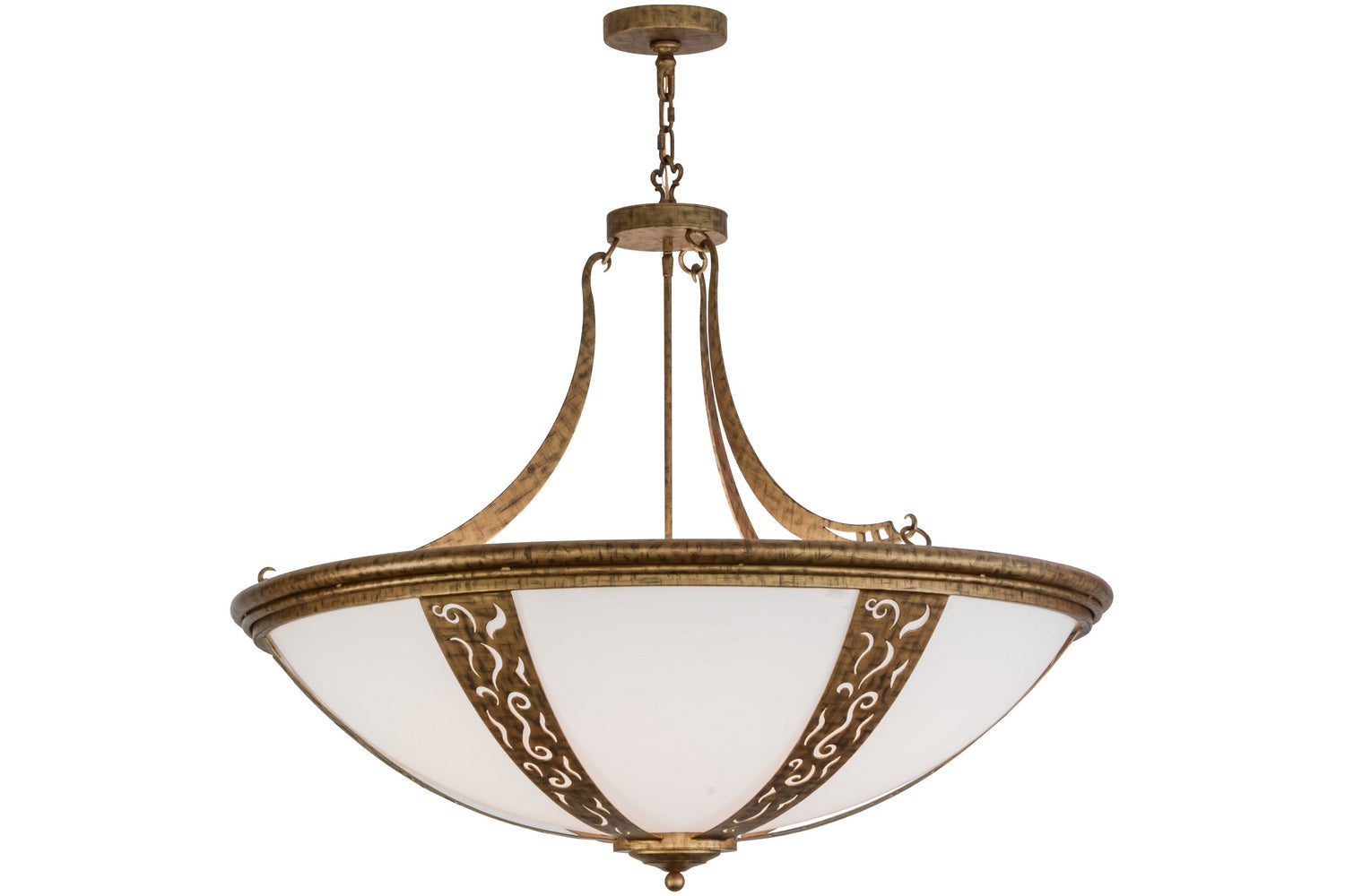 Six Light Inverted Pendant