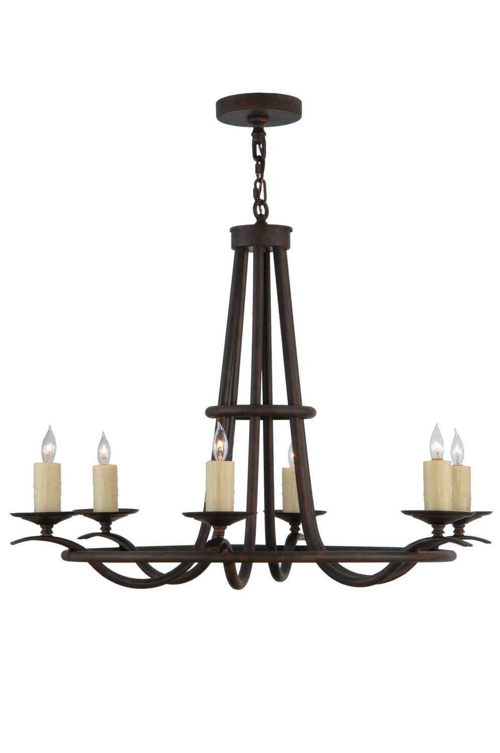 Six Light Chandelier