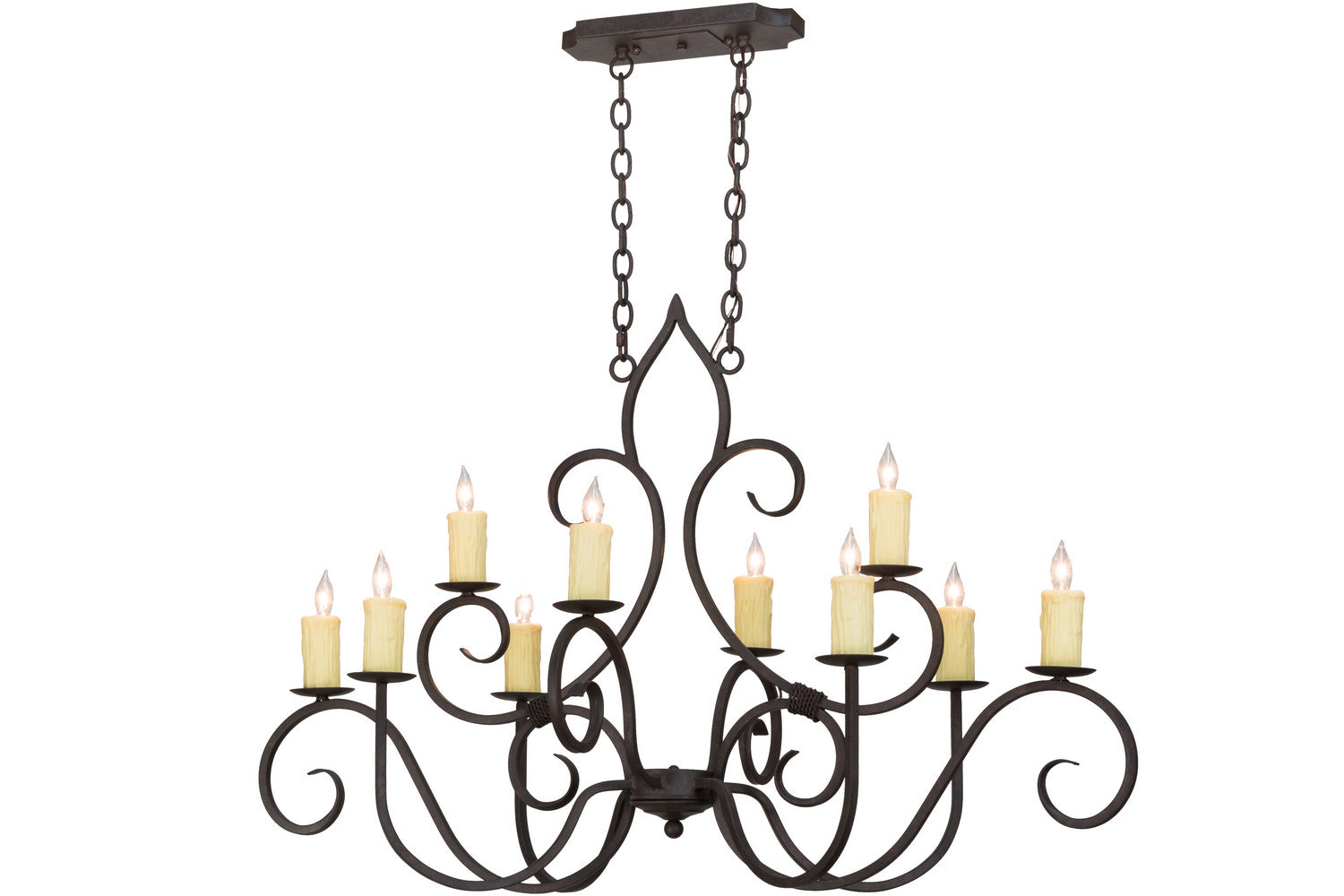 Ten Light Chandelier