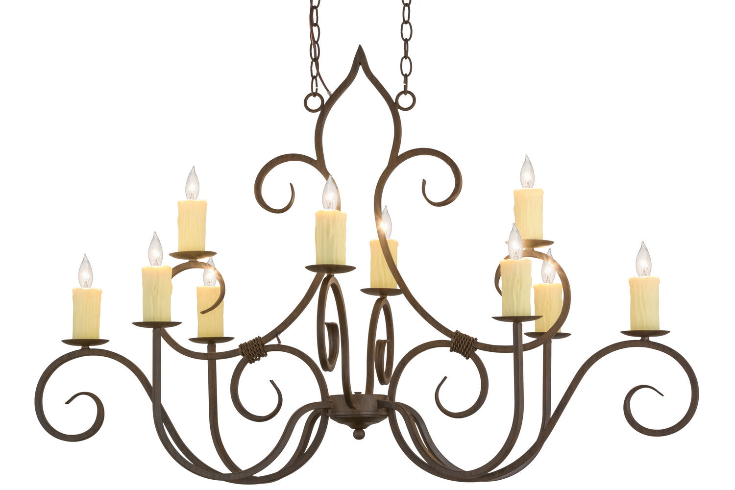Ten Light Chandelier