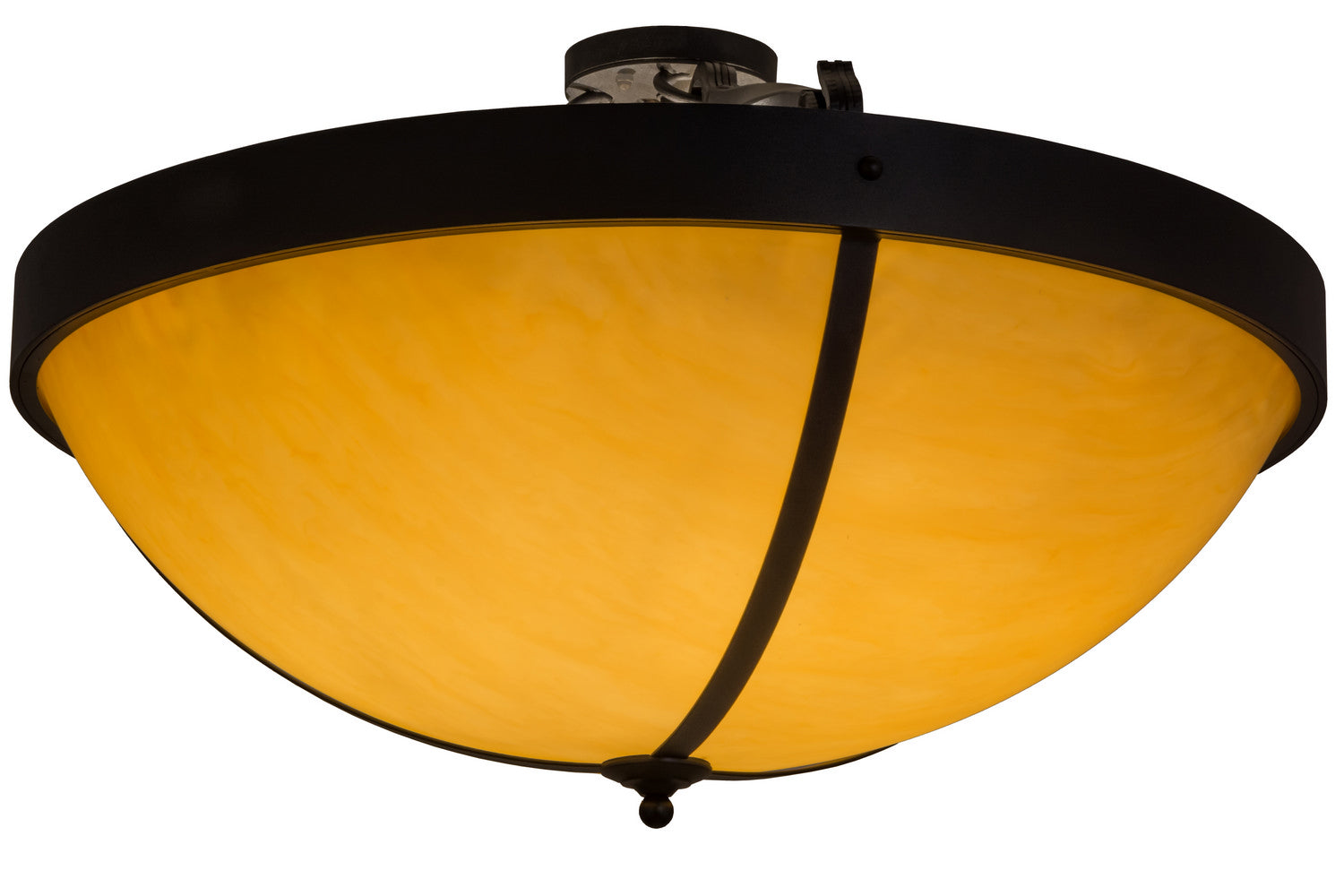Six Light Semi-Flushmount