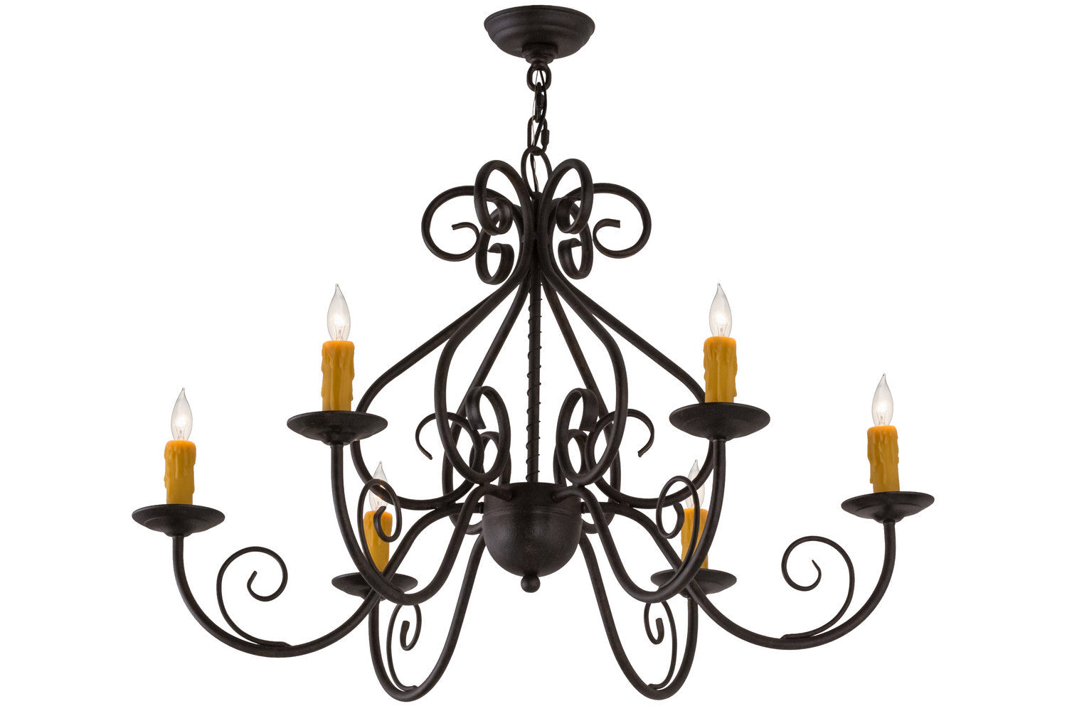Six Light Chandelier