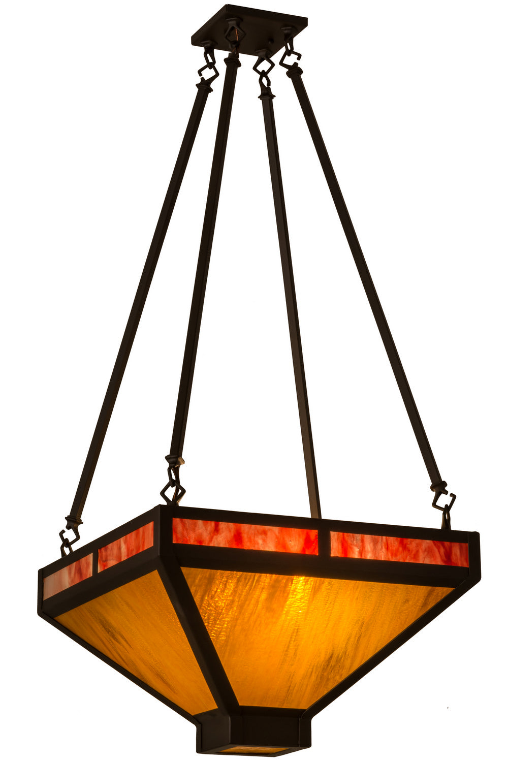 Two Light Inverted Pendant