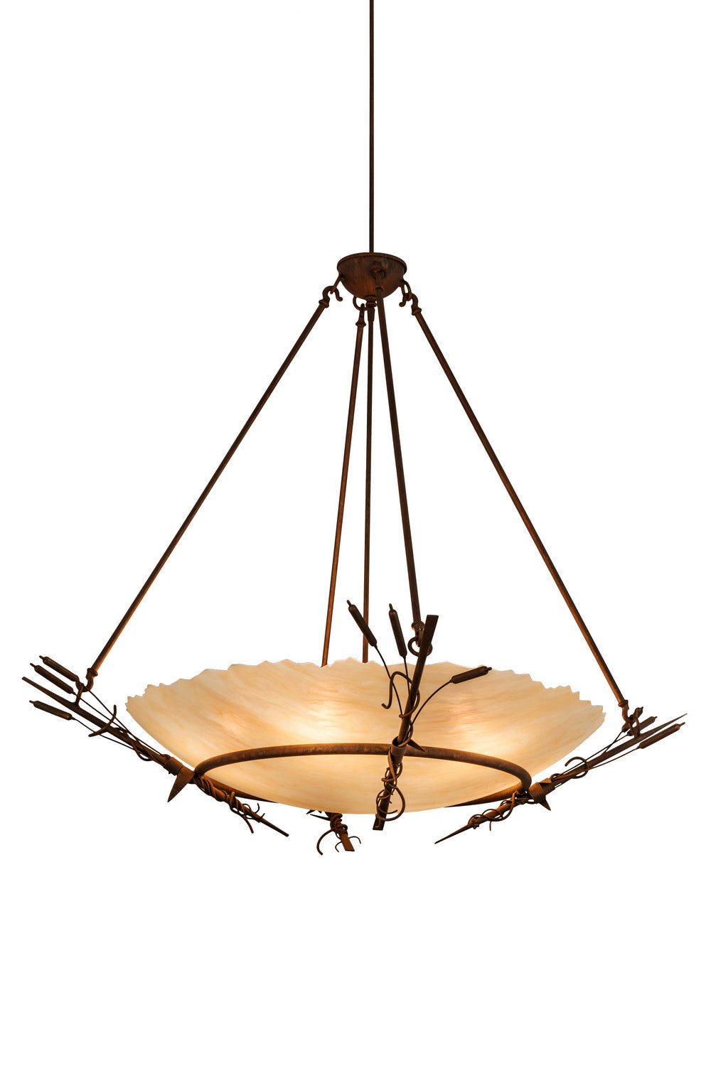 Six Light Inverted Pendant