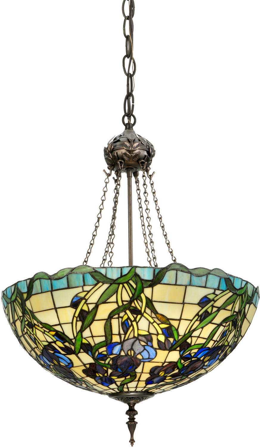 Three Light Inverted Pendant