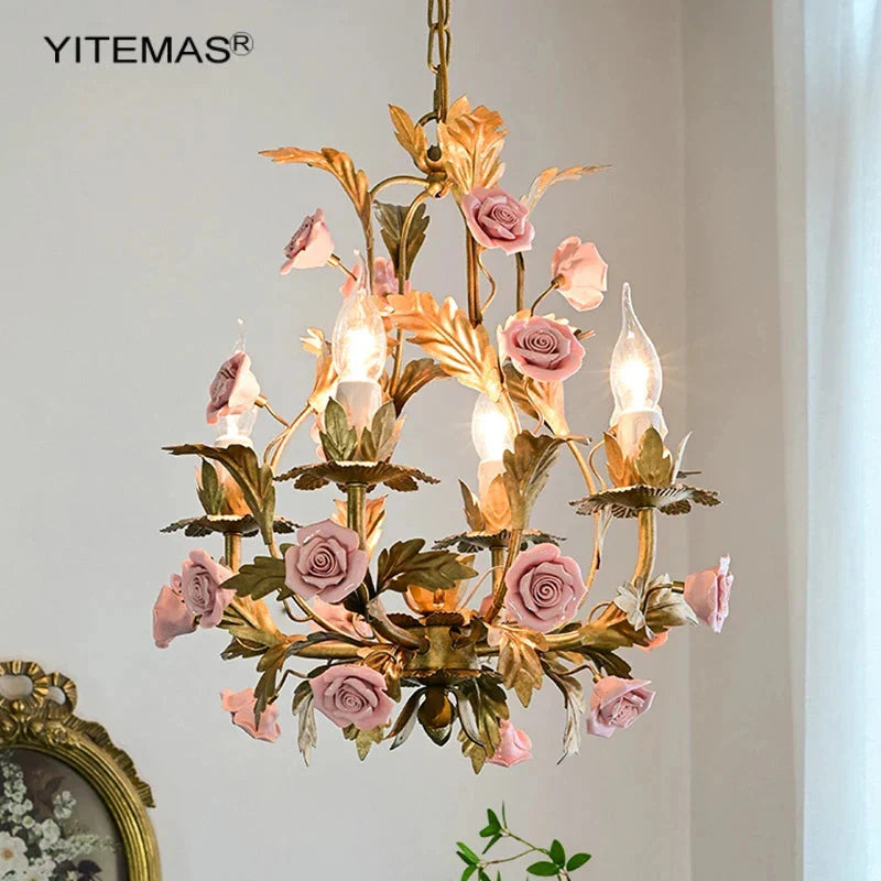 pink-ceramic-flower-chandelier-luxury-gold-princess-chandelier-for-girls-room
