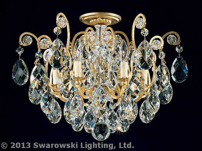 Six Light Semi-Flush Mount