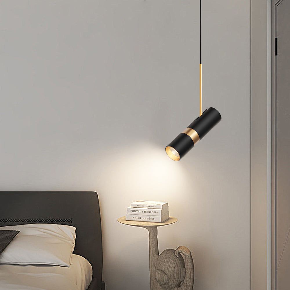 Creative Cylindrical Led Three Step Dimming Modern Pendant Lights Hanging Lamp