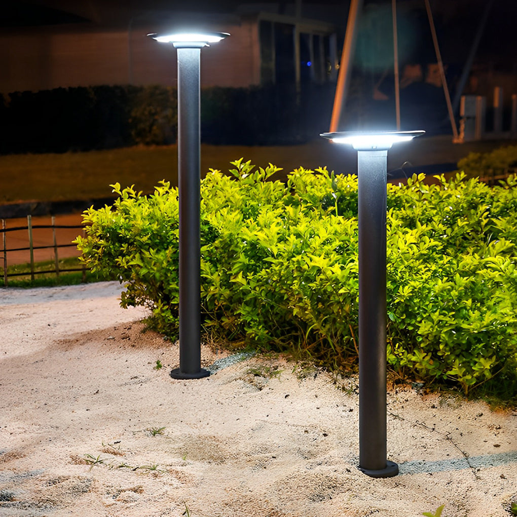 Round Waterproof Solar Outdoor Lawn Lamp Ha082918