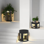 Round Solar Powered Outdoor Lights Ha080964