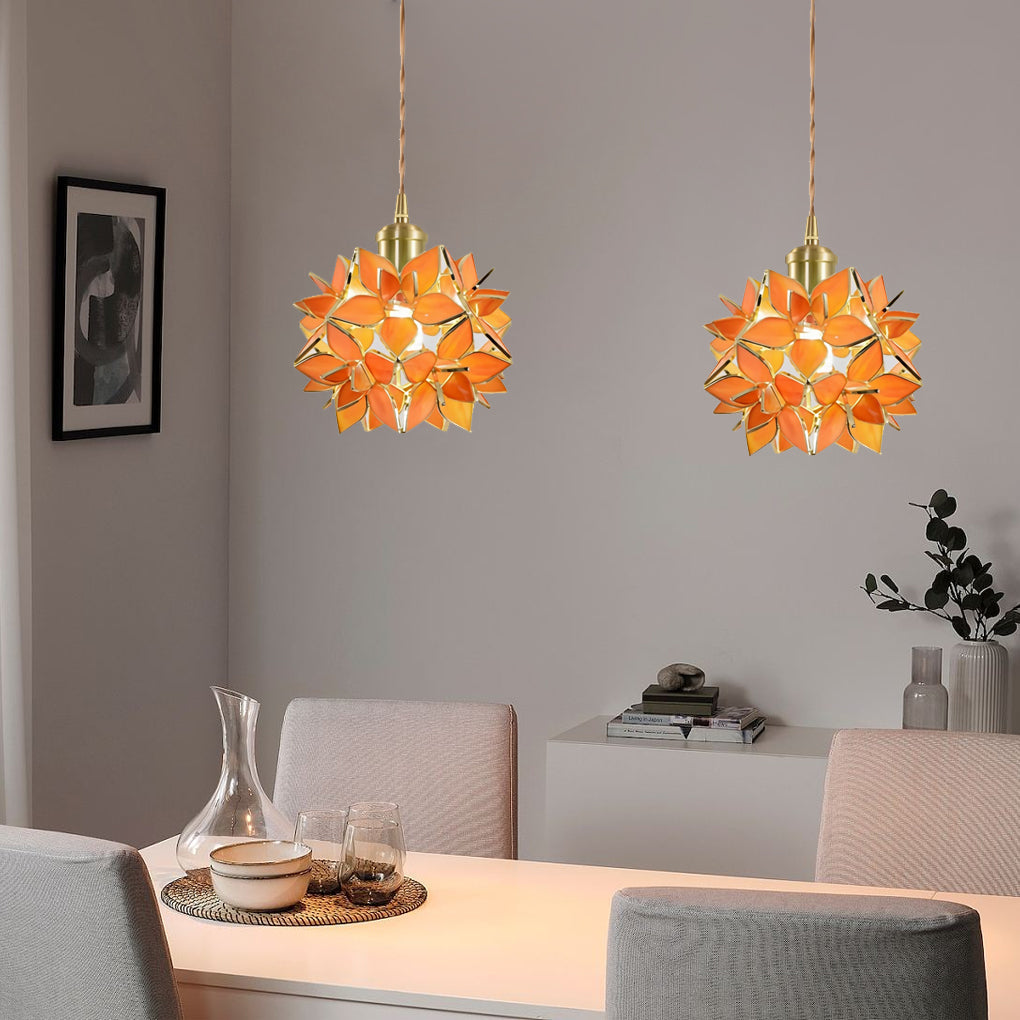 Gardenia Petals Romantic Pendant Light Li002523