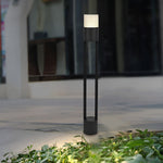 Round Minimalist Outdoor Post Lights Waterproof Led Pole Light Outdoor Lights