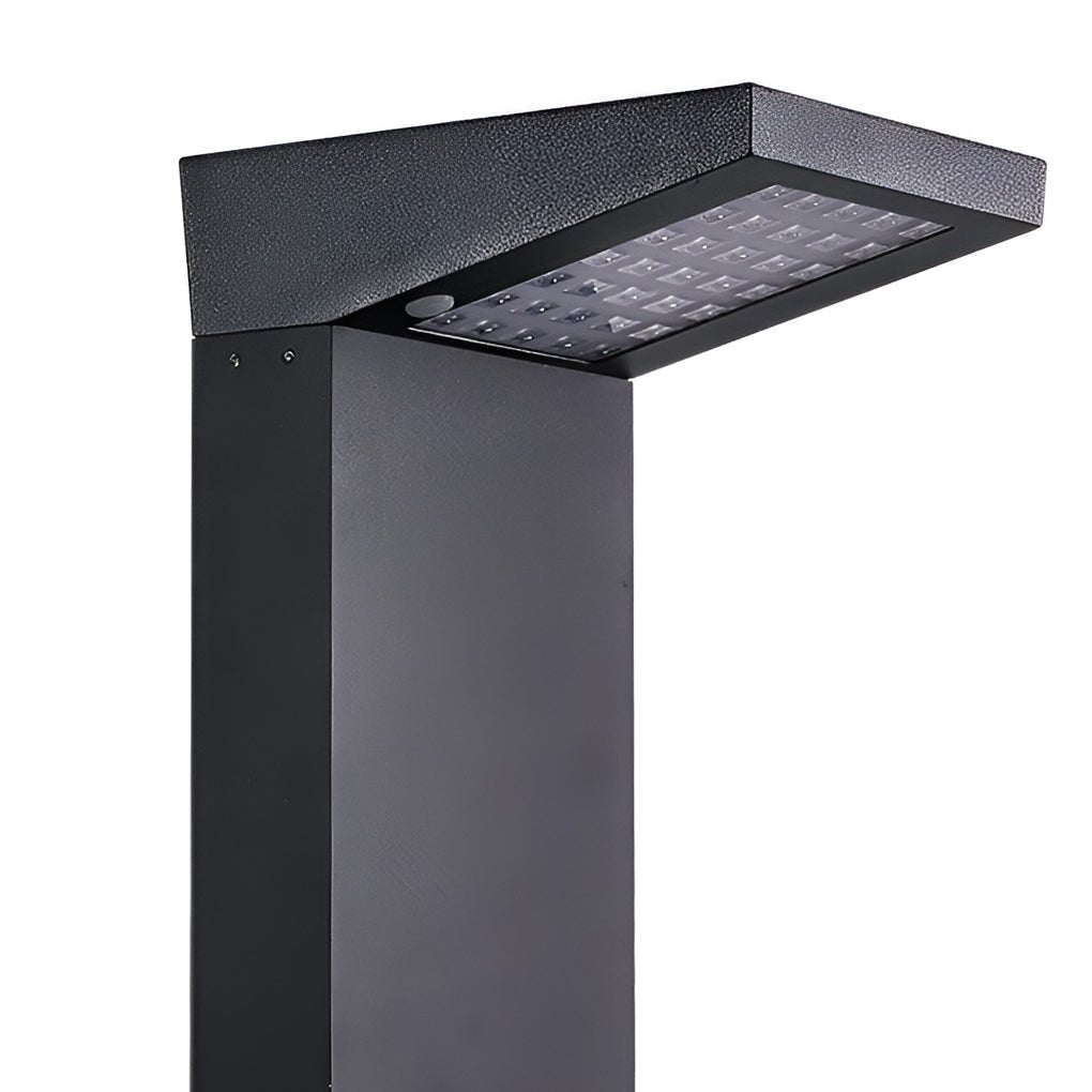 7 Shaped Solar Waterproof Led Modern Outdoor Post Lights Pathway Lights