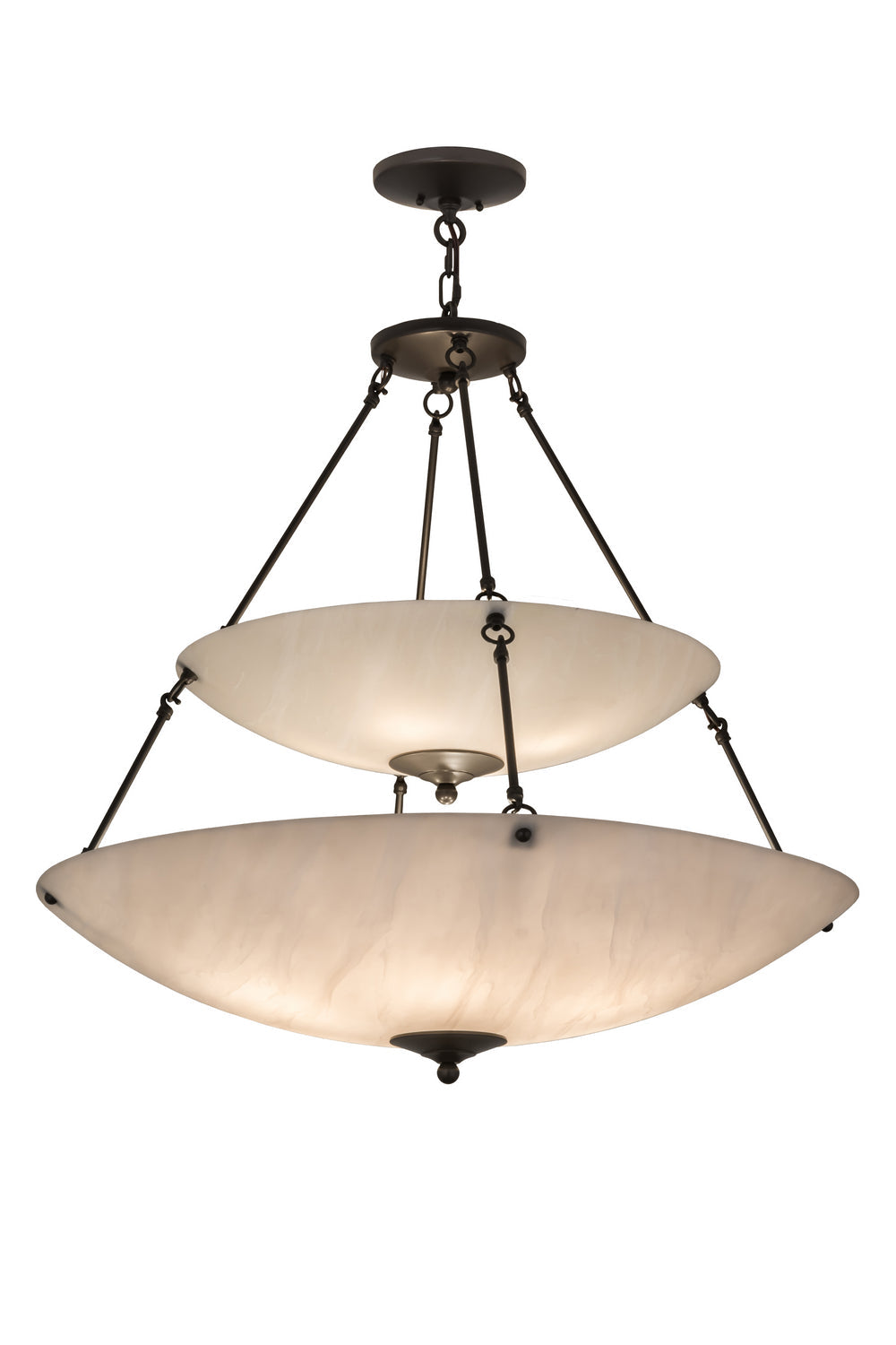 Ten Light Inverted Pendant