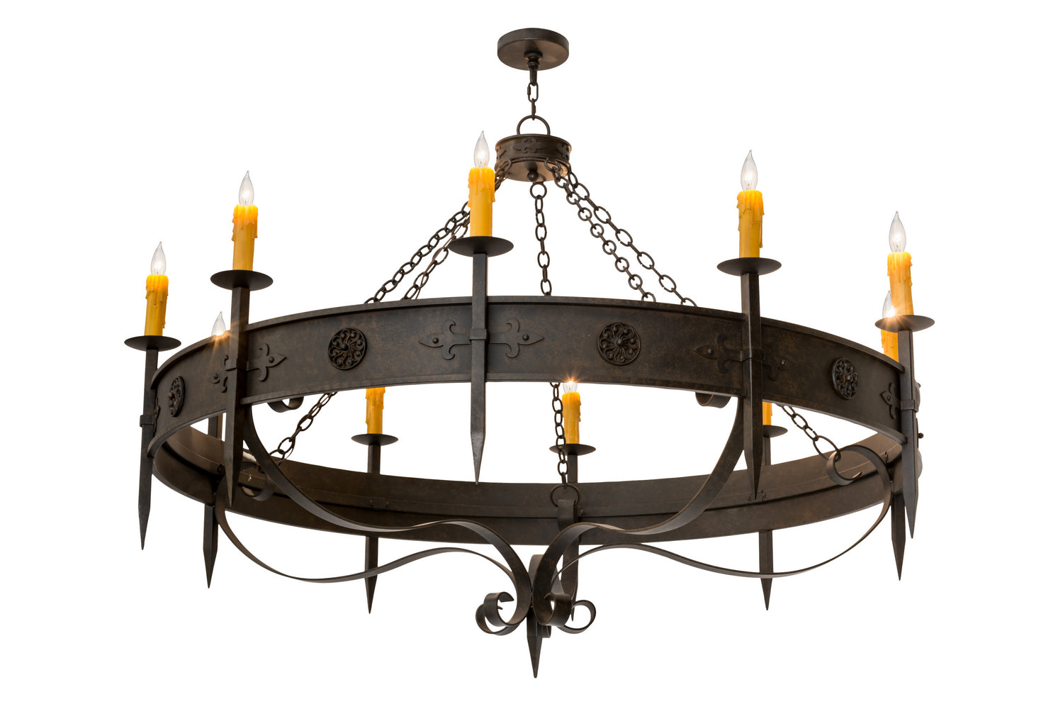 Ten Light Chandelier