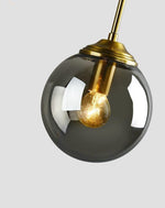 shiny-led-globe-wall-light-in-industrial-loft-style-dangling