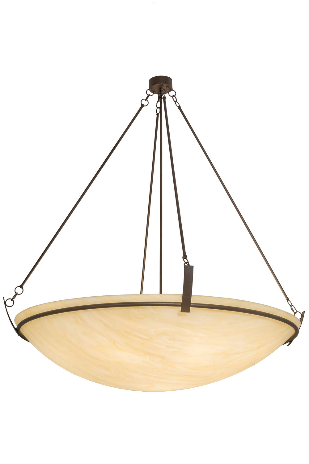 Ten Light Inverted Pendant