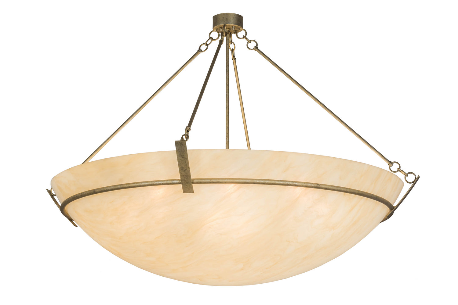 Ten Light Inverted Pendant