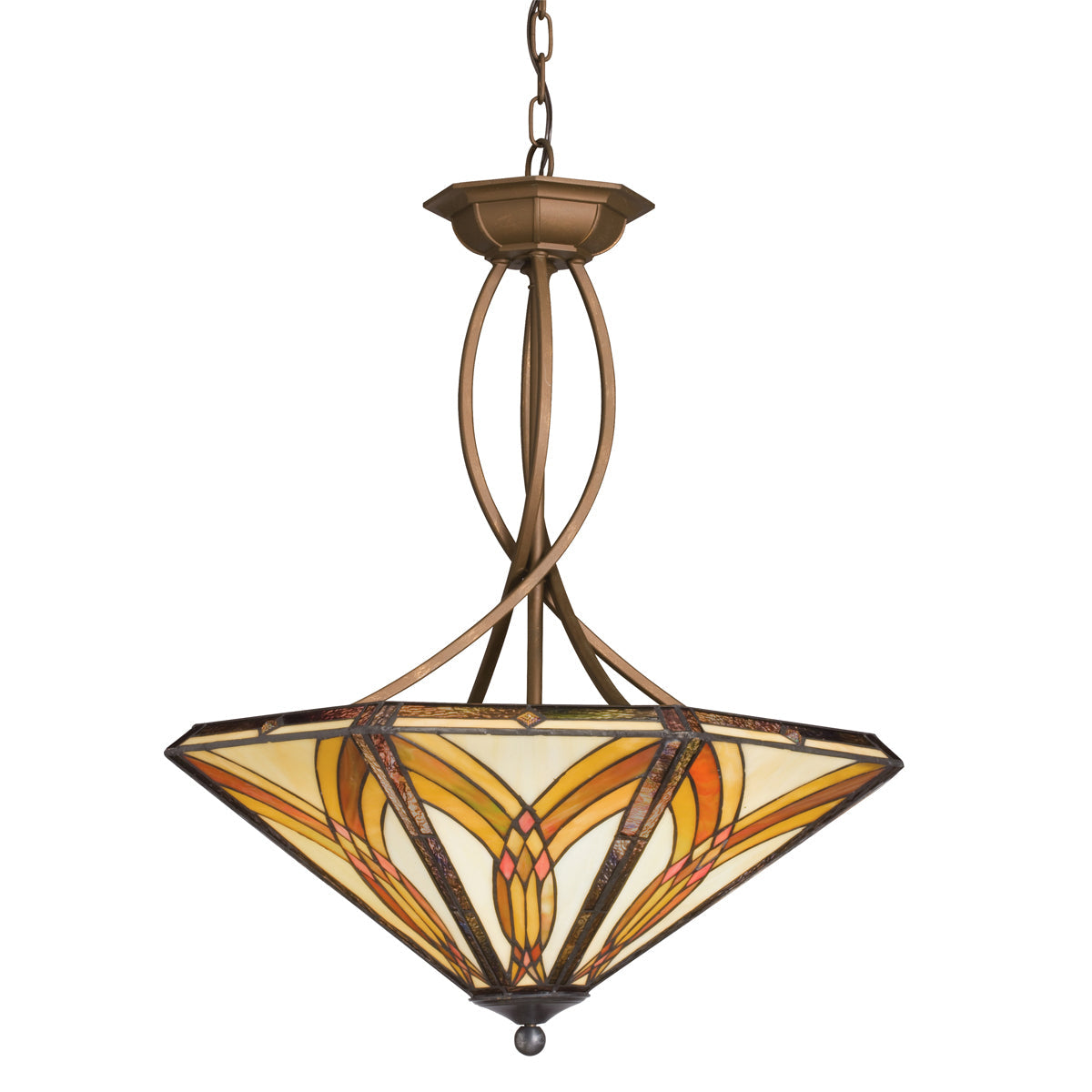 Six Light Inverted Pendant