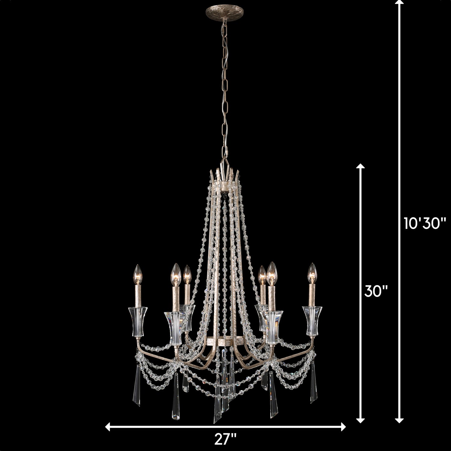 Six Light Chandelier