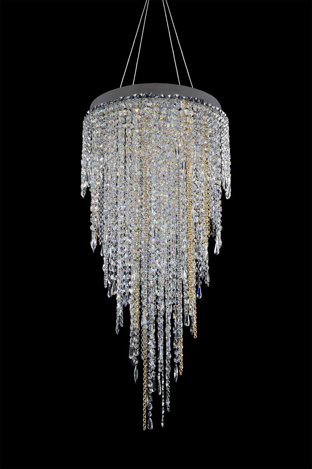 Ten Light Convertible Pendant - Flush Mount