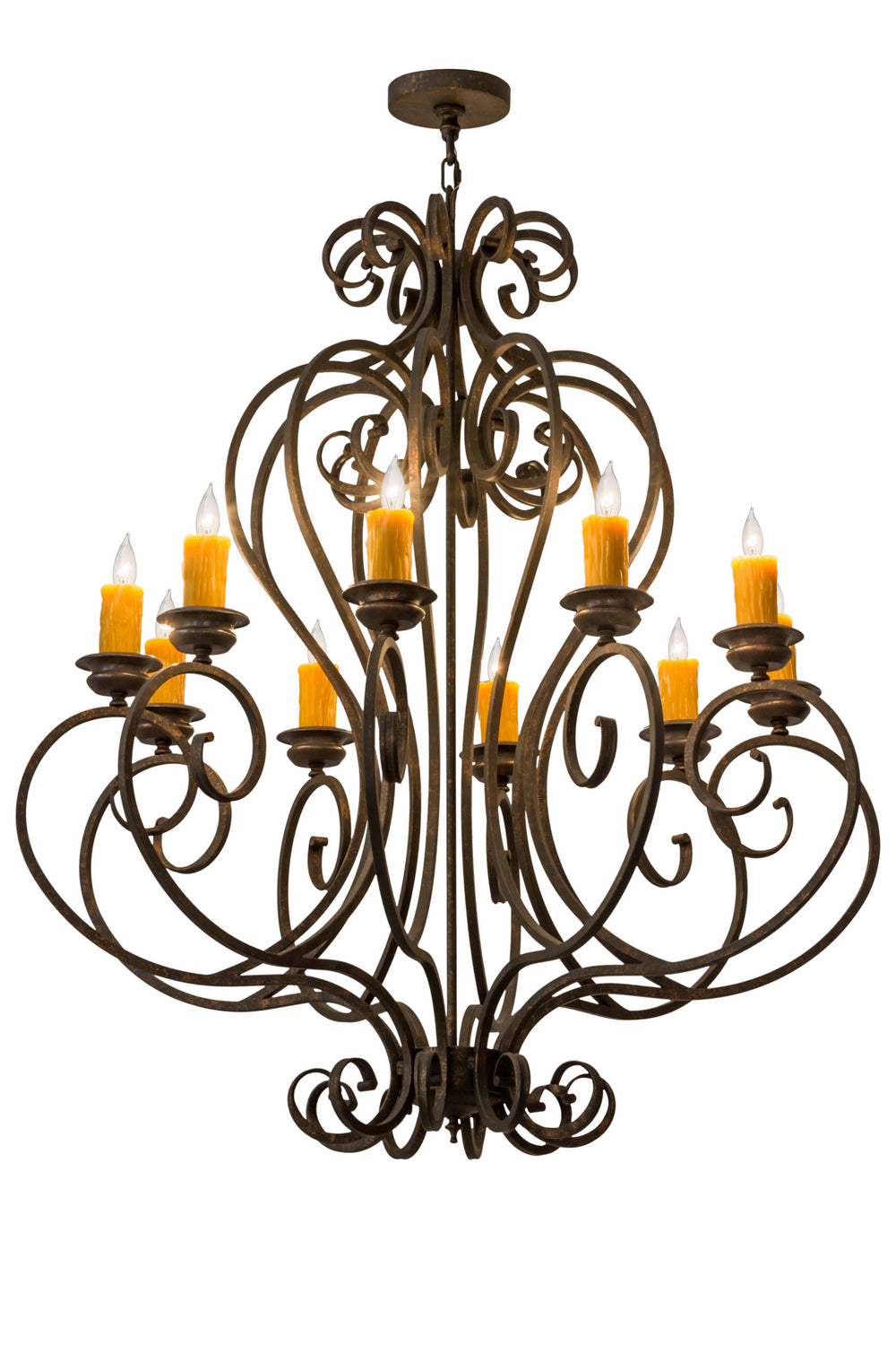 Ten Light Chandelier