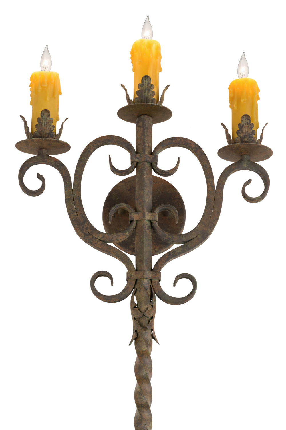 Three Light Wall Sconce