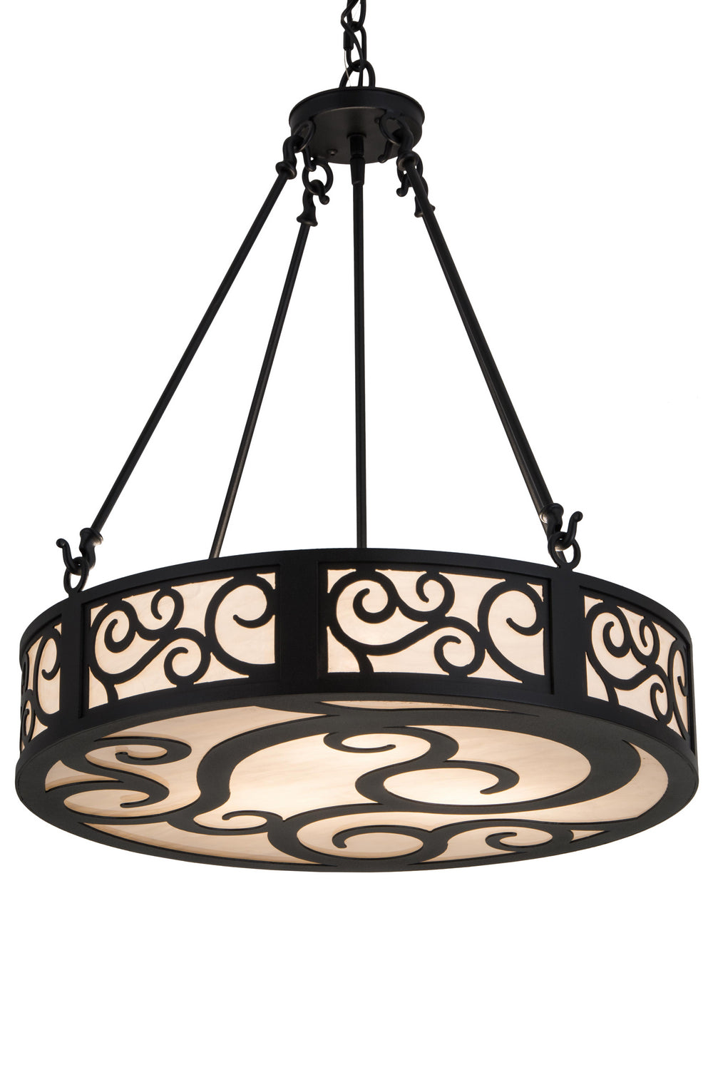 Three Light Inverted Pendant