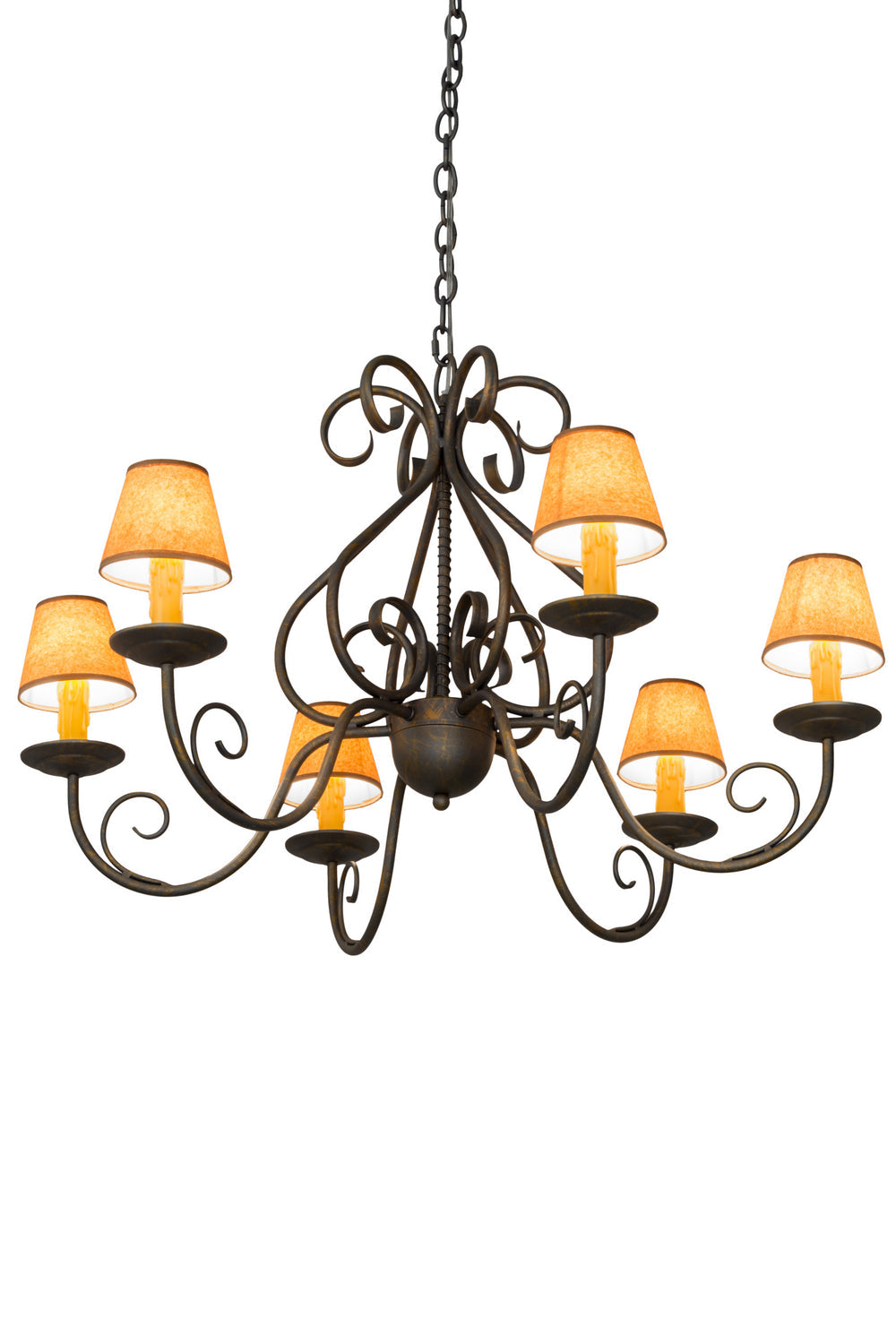 Six Light Chandelier