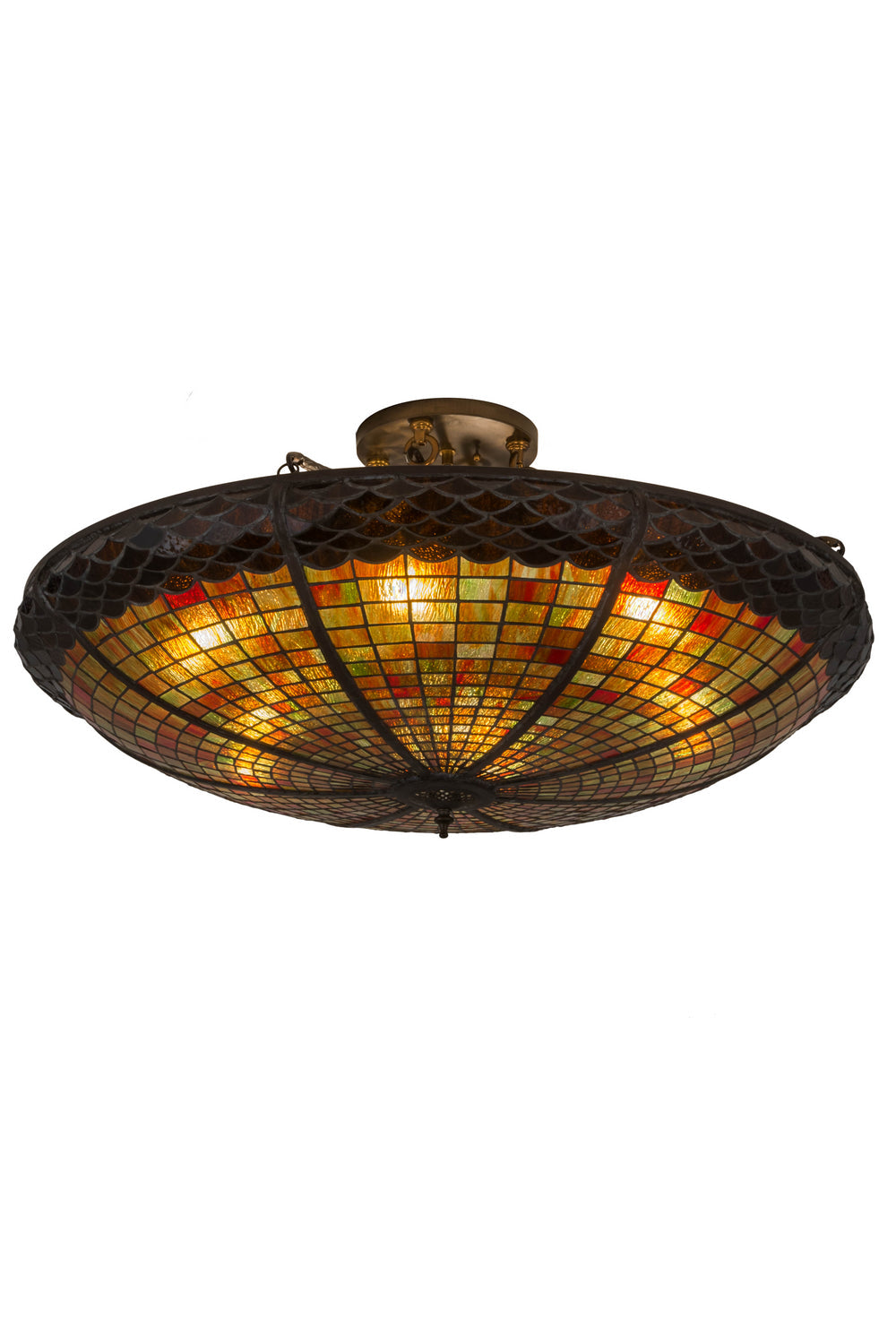 Six Light Semi-Flushmount