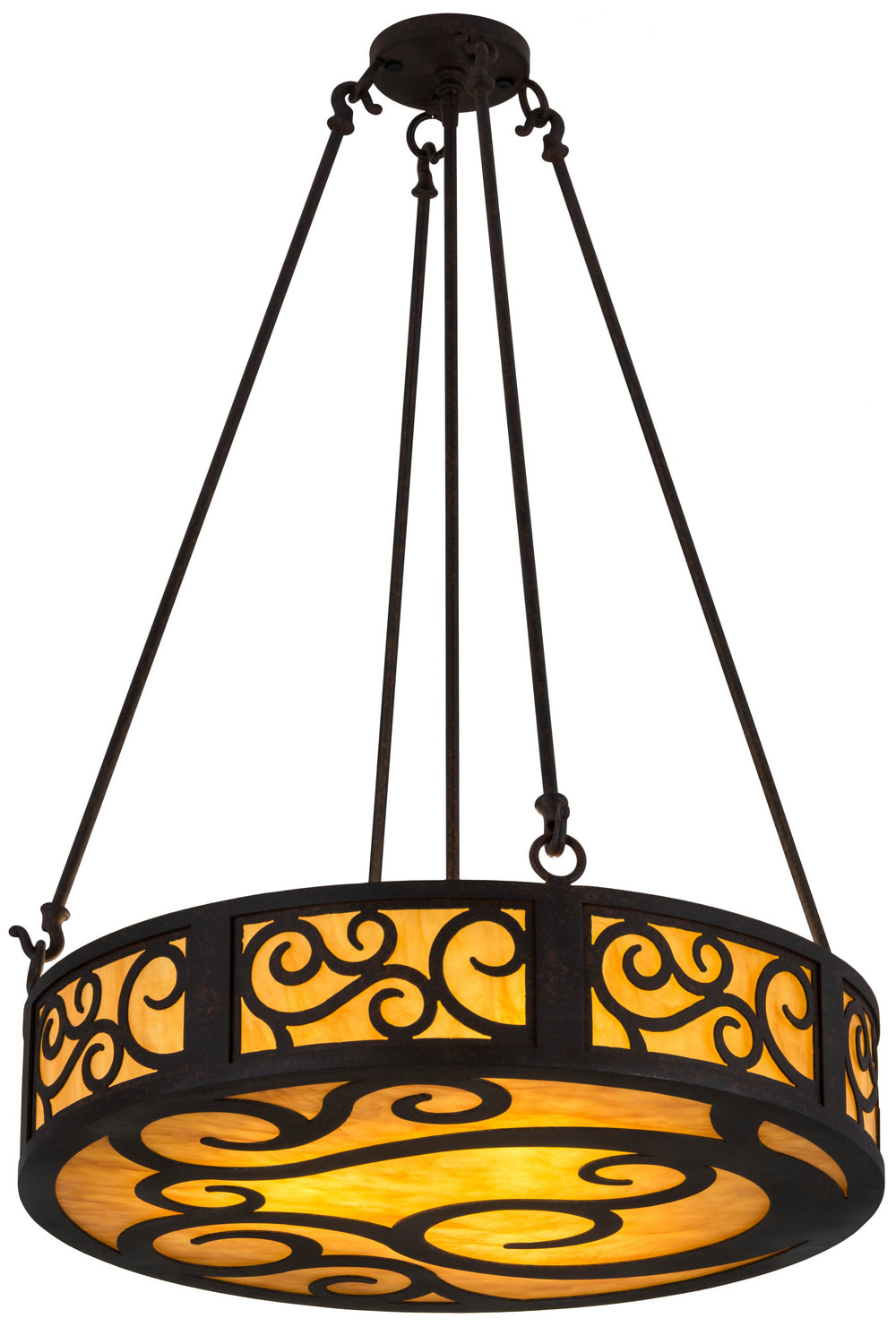 Three Light Inverted Pendant