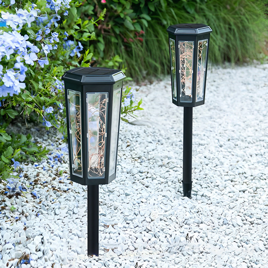 2Pcs Motion Sensor Outdoor Solar Lawn Lights Li002295