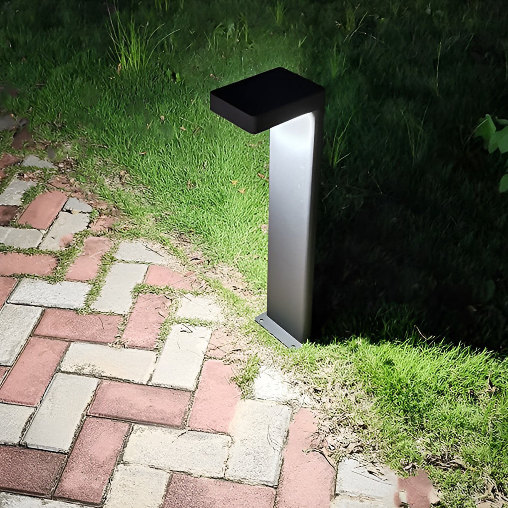 Waterproof Dusk To Dawn Sensor Led Modern Outdoor Solar Path Walk Lights Landscape Lights