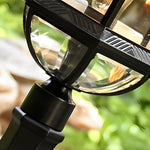 Retro Black Modern Fence Post Lights Li002334