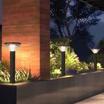 Round Light Control Induction Solar Pathway Lights
