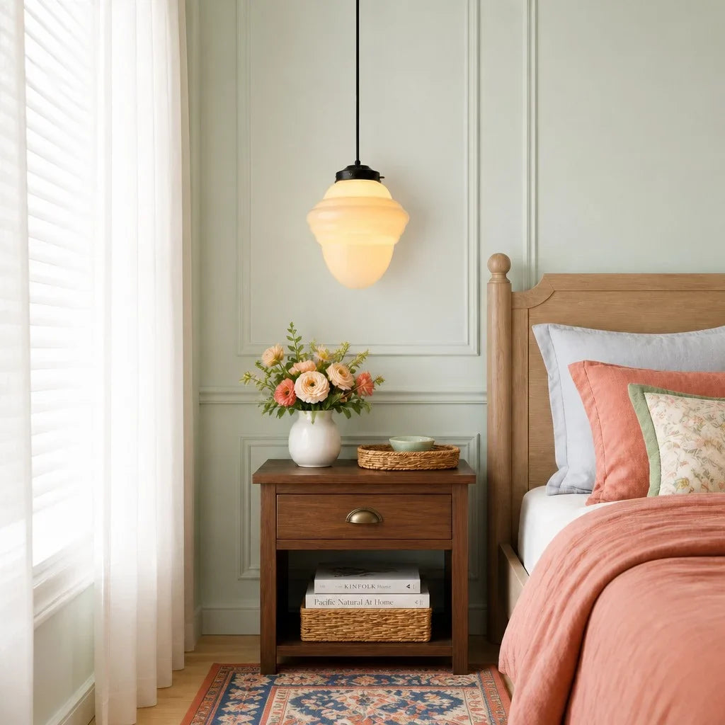 vintage-art-deco-geometric-milk-glass-pendant-light