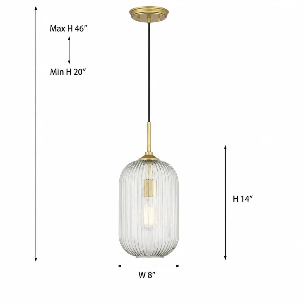 modern-farmhouse-ribbed-clear-glass-pendant-light-for-kitchen-island