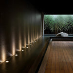 White Stainless Steel 1 5W Led Deck Step In Ground Well Lights